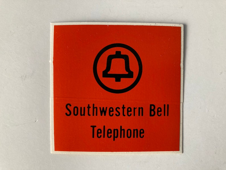 Pair Southwestern Bell Telephone Decals image 1