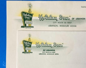 Holiday Inn Envelope & Writing Paper Lebanon MO
