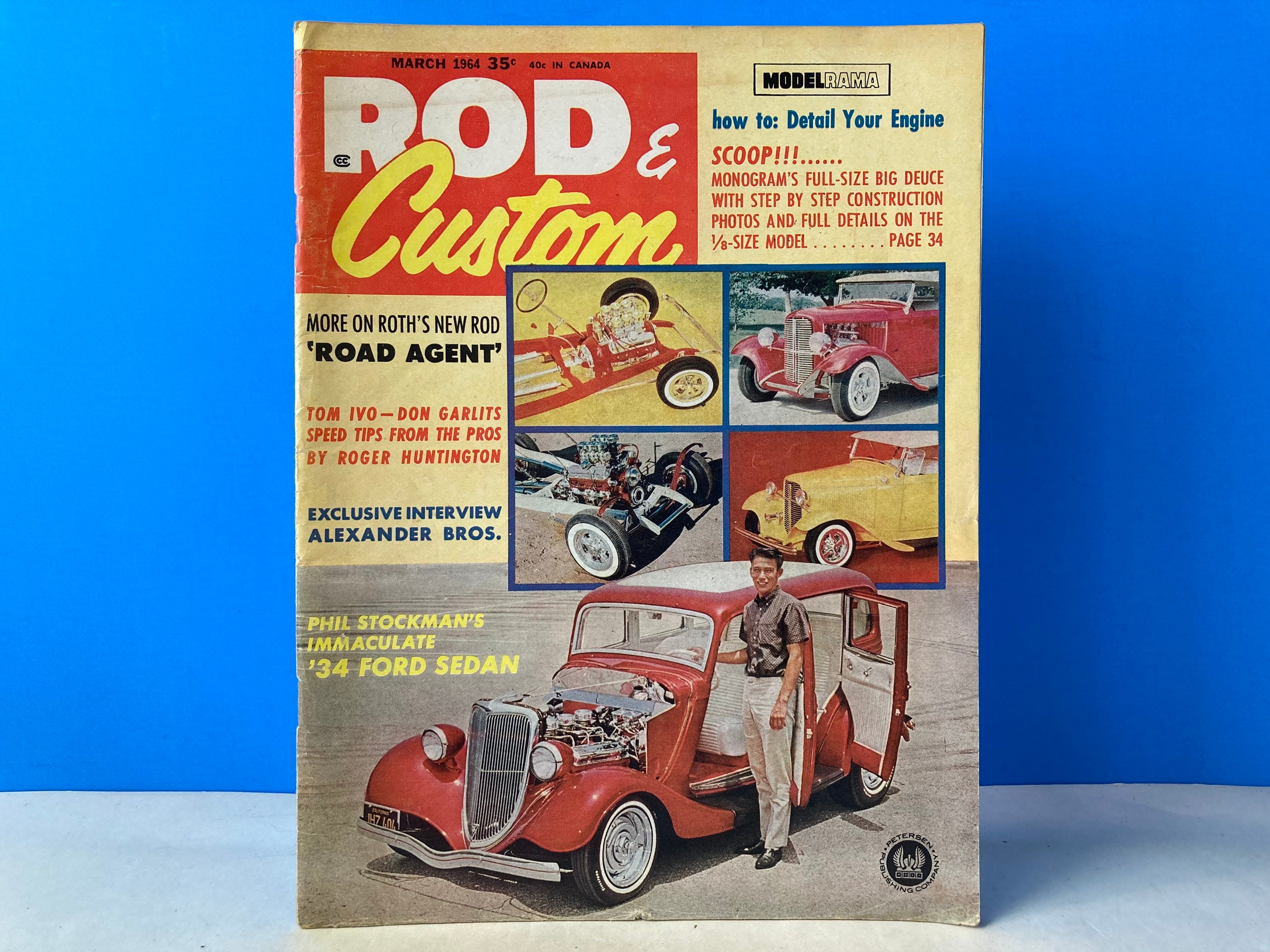 Rod & Custom Magazine March 1964 - Etsy