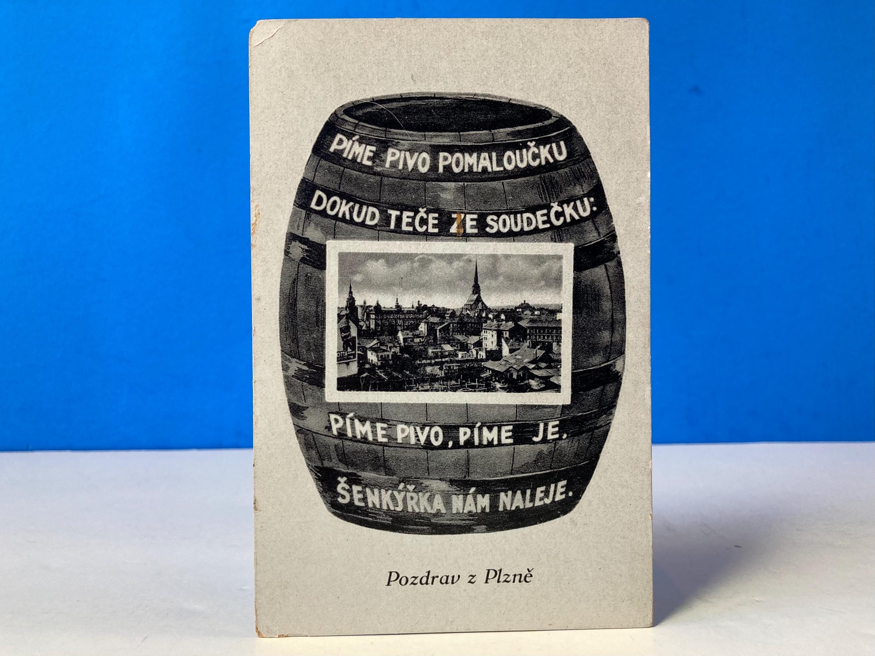 Czech Beer Postcard - Etsy