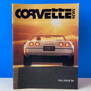 Corvette News Herbst Ausgabe &#39;86