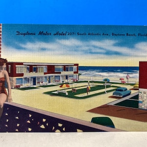 Postal del Daytona Motor Hotel