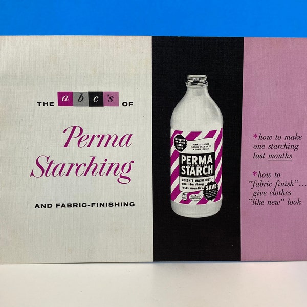 The ABC's Of Perma Starching Brochure & Label