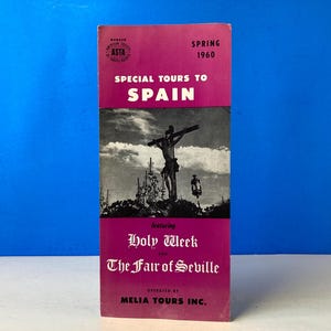 Special Tours To Spain Brochure 1960