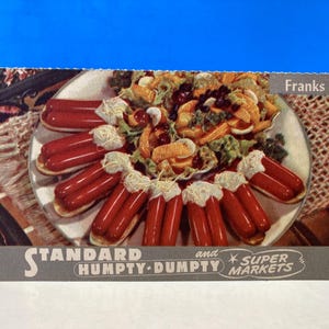 Carte recette de fromages francs avec sauce au fromage et aux champignons Humpy Dumpty Super Markets