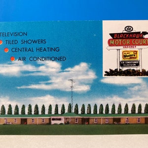 Blackhawk Motor Court Cartolina