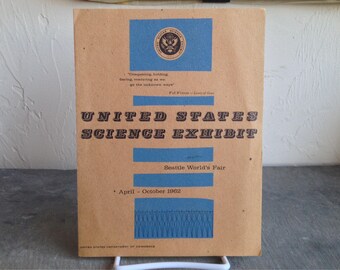United States Science Exhibit Brochure Seattle World's Fair