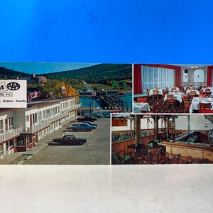 Adams Motel Long Postcard Oversize