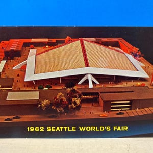 Postal de la Feria Mundial de Seattle Coliseum 21
