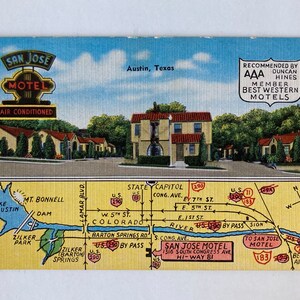 San Jose Motel Postcard