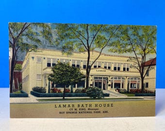 Lamar Bath House Hot Springs National Park Briefkaart