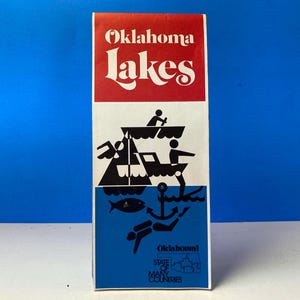 Oklahoma Lakes Reiseführer Broschüre