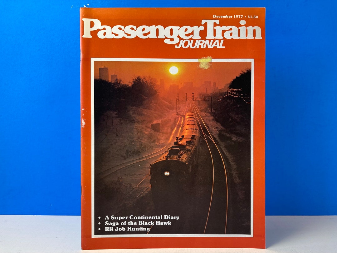 Passenger Train Journal December 1977 - Etsy