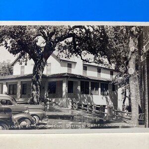 Lodge At Richardson Springs CA RPPC Postkarte