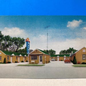 Sunset Motel Carte postale Hays KS