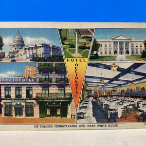 Hotel Occidental Washington D.C. Postkarte