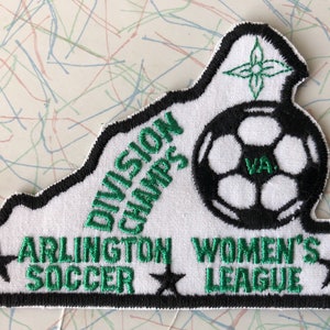 Vintage Arlington Women's Soccer League Division Champs Patch