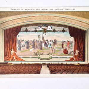 Municipal Auditorium San Antonio Postcard