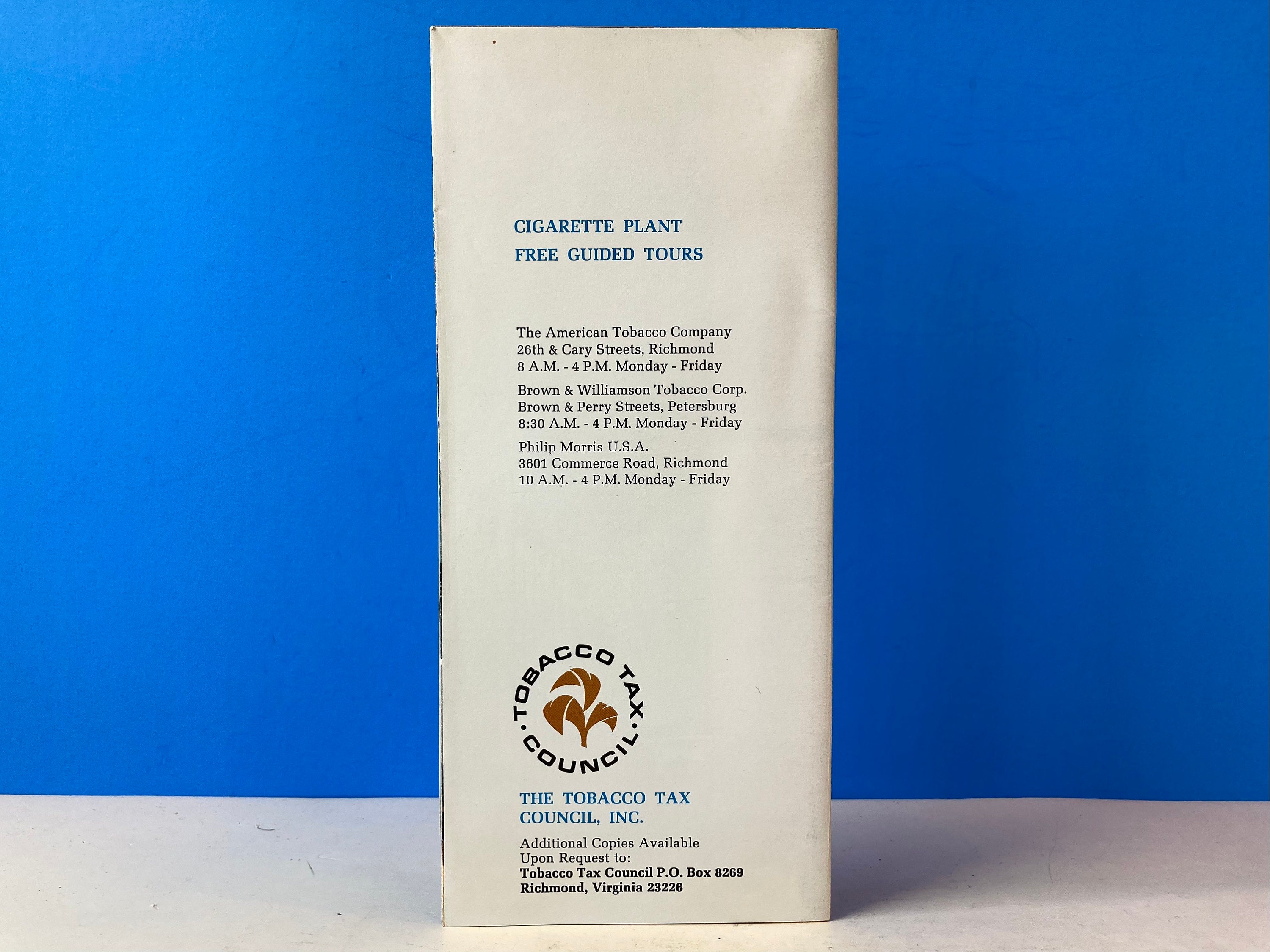 virginia tobacco tax Tobacco in Virginia Brochure