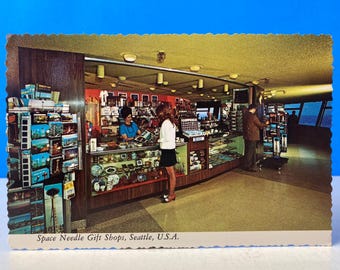 Space Needle Gift Shops Postcard