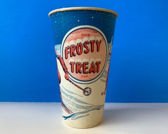 Dixie Cup Frosty Treat Snow Skiing