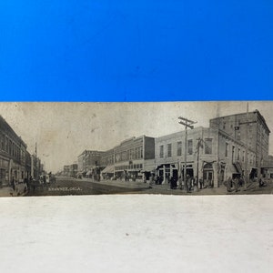 Panorama da cartolina lunga all'inizio di Shawnee Oklahoma
