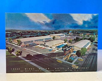 Trade Winds Motor Hotel Amarillo Postcard