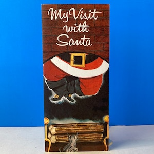 My Visit With Santa Photo and Holder