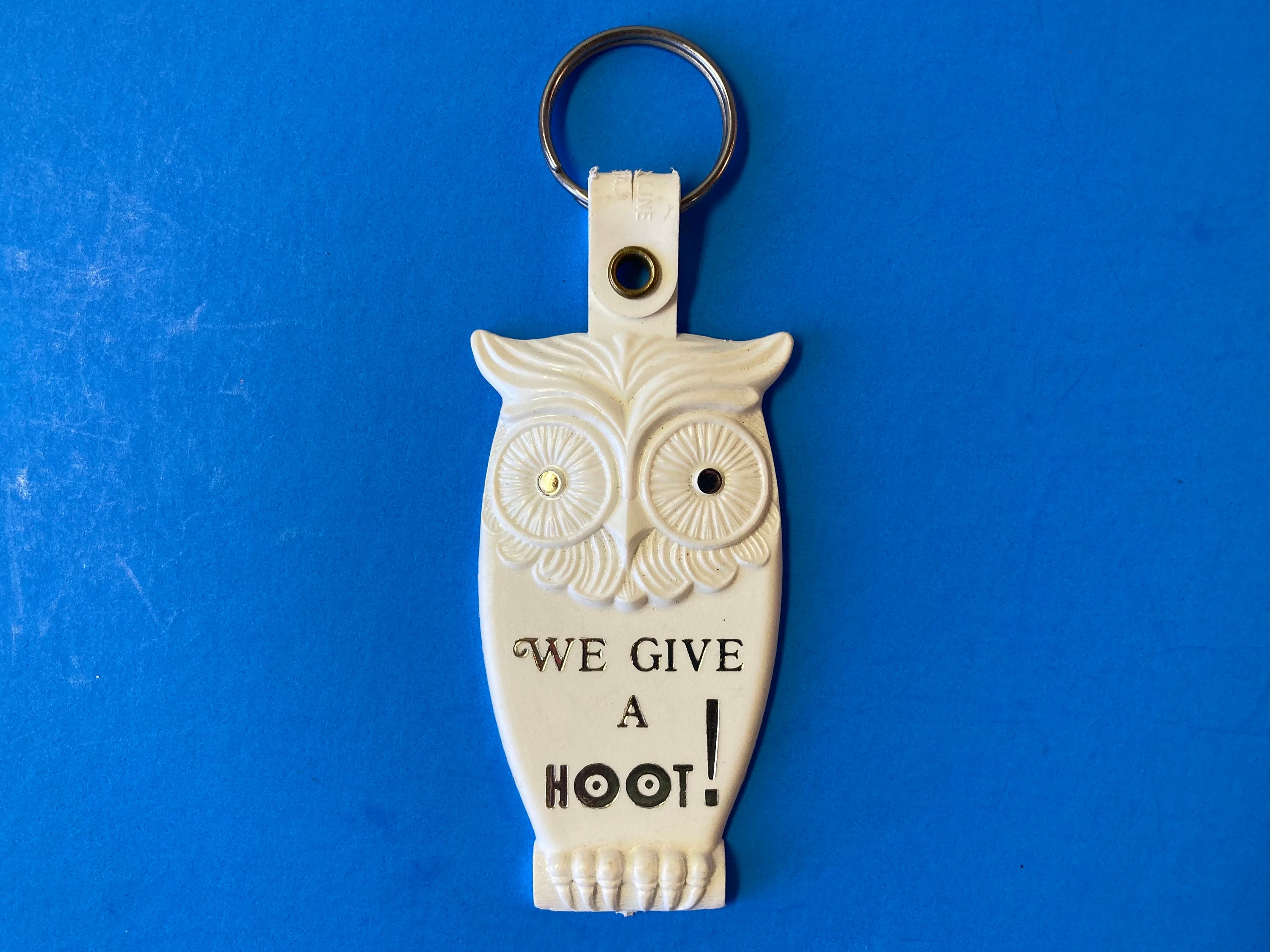 We Give A Hoot Owl Key Chain