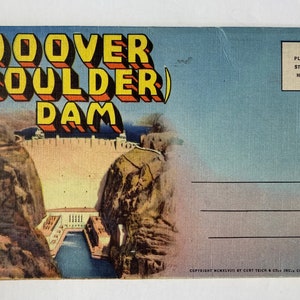 Hoover / Boulder Dam Souvenir Mailer