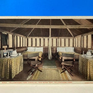 Tente 2 pièces Yellowstone Park Camps Company Carte postale