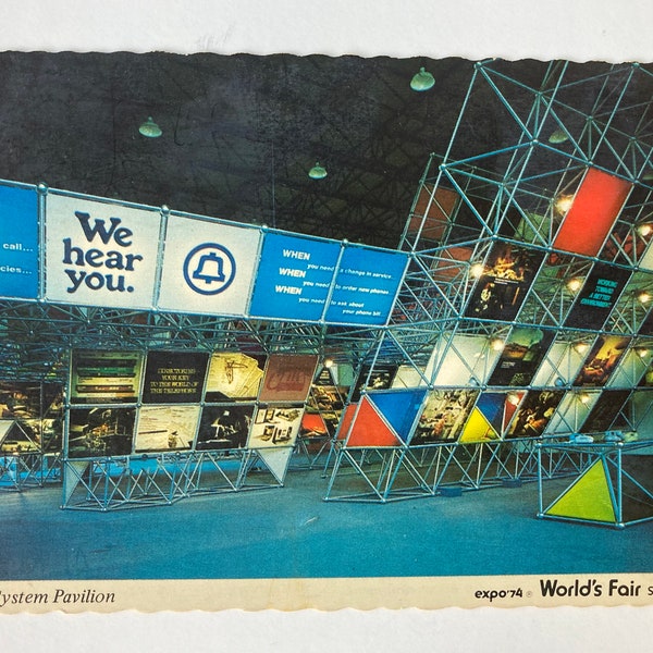 Expo '74 Bell System Pavilion Postcard