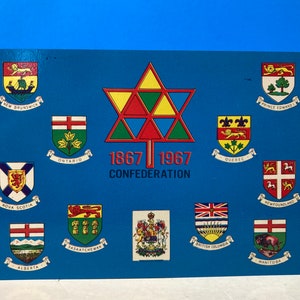 Canada Confederation Postcard