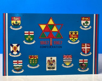 Canada Confederation Postcard