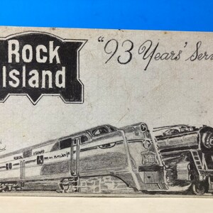 Carte postale Rock Island Lines