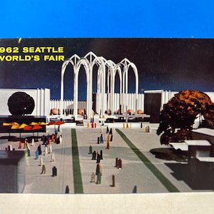 Pavillon des sciences des cartes postales de l'exposition universelle de Seattle