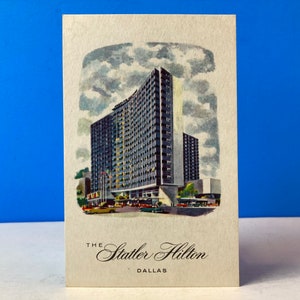 Postal del Statler Hilton Dallas