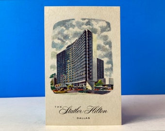 Statler Hilton Dallas Postcard