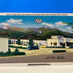 Cartão postal do La Fon Motel Manitou Springs