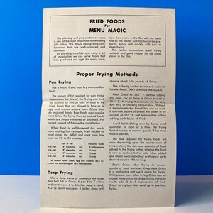 Fried Foods For Menu Magic