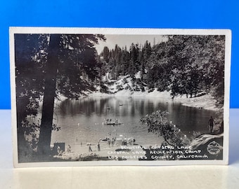 Crystal Lake Recreation Camp RPPC Postcard