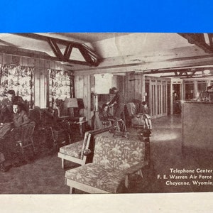 Centre téléphonique Warren Air Force Base Carte postale