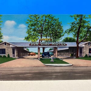 Carte postale Cone's Sun Dial Motel Indianapolis