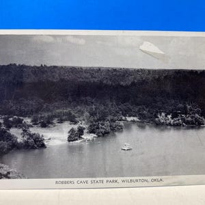 Carte postale de parc d'état de Robbers Cave