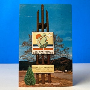 Cartolina del Jamboree nazionale scout del 1973, Idaho