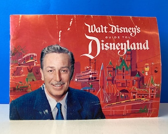 Walt Disney's Guide to Disneyland Booklet 1961 - Etsy