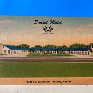 Carte postale Sunset Motel Wichita