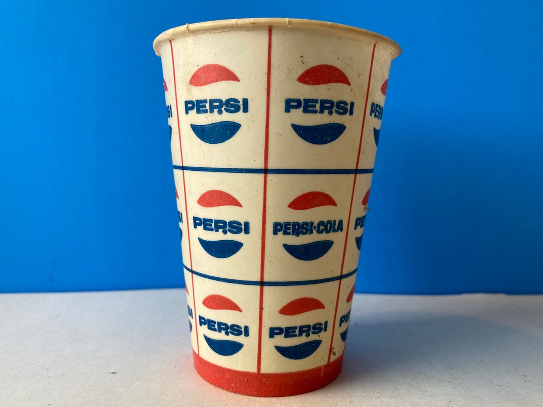 Pepsi Disposable Paper Cup - Etsy