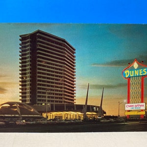 La cartolina dell'Hotel Dunes