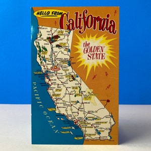 Ciao dalla cartolina della California